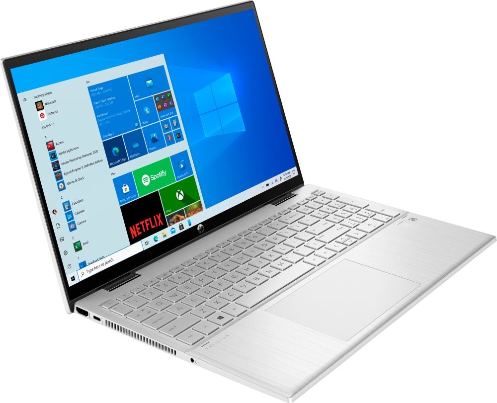 HP Pavilion x360 15-er0002nh 15,6"FHD/Intel Core i3-1125G4/8GB/256GB/Int. VGA/Win10/ezüst laptop