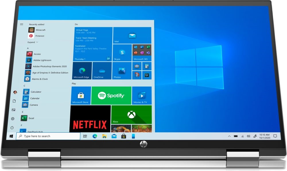 HP Pavilion x360 15-er0002nh 15,6"FHD/Intel Core i3-1125G4/8GB/256GB/Int. VGA/Win10/ezüst laptop