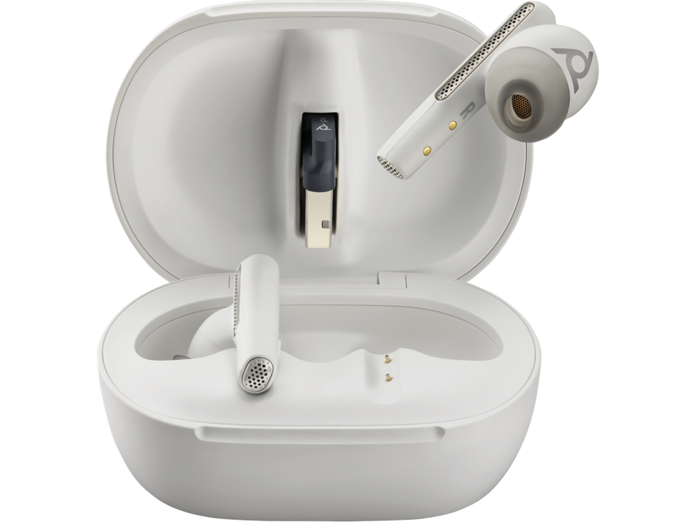 HP Poly Voyager Free 60+ True Wireless Bluteooth fehér fülhallgató