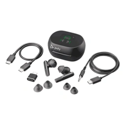 HP Poly Voyager Free 60 True Wireless Bluteooth fekete  fülhallgató