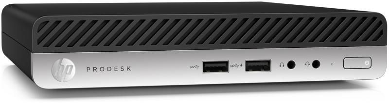 HP ProDesk 400 G4 Micro/i5-8500T/8GB/256GB SSD/Win Pro COA/fekete asztali számítógép (Használt A+)