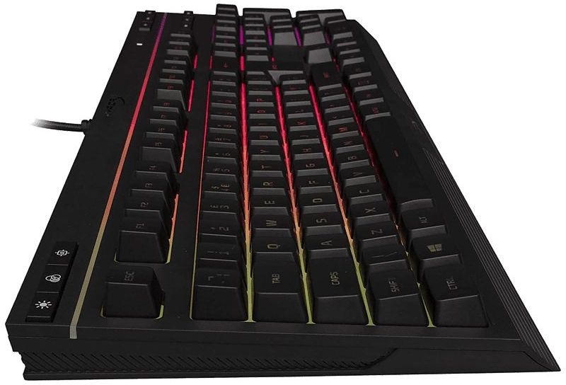 HP RENEW HyperX Alloy Core RGB US fekete gamer billentyűzet