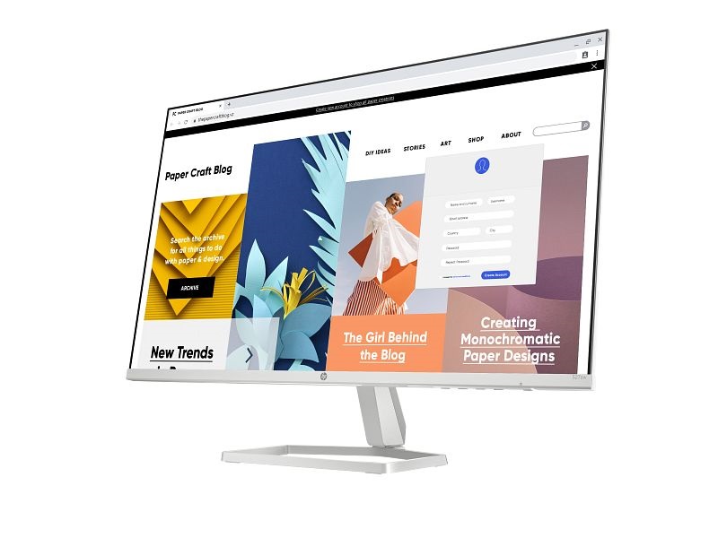 HP 27" Series5 527sw FHD IPS 2xHDMI/VGA fehér monitor