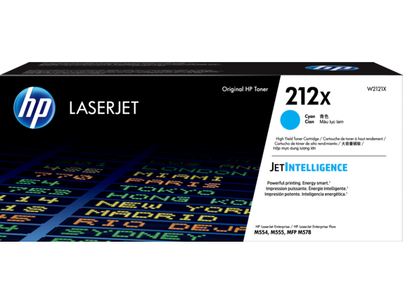 HP W2121X (212X) cián nagykapcítású toner
