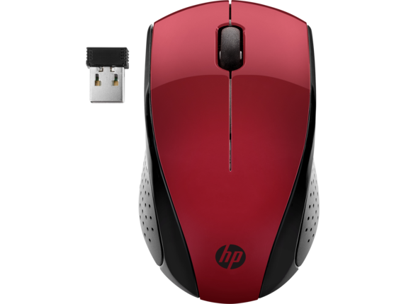 HP Wireless Mouse 220 Sunset Red egér