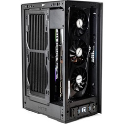 HYTE Revolt 3 táp nélküli Mini-ITX számítógépház fekete