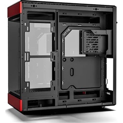 HYTE Y60 táp nélküli ablakos Mid Tower számítógépház piros-fekete