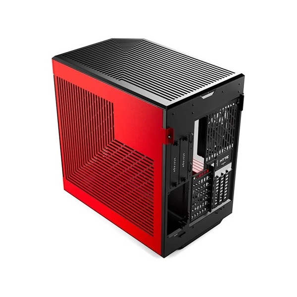 HYTE Y60 táp nélküli ablakos Mid Tower számítógépház piros-fekete