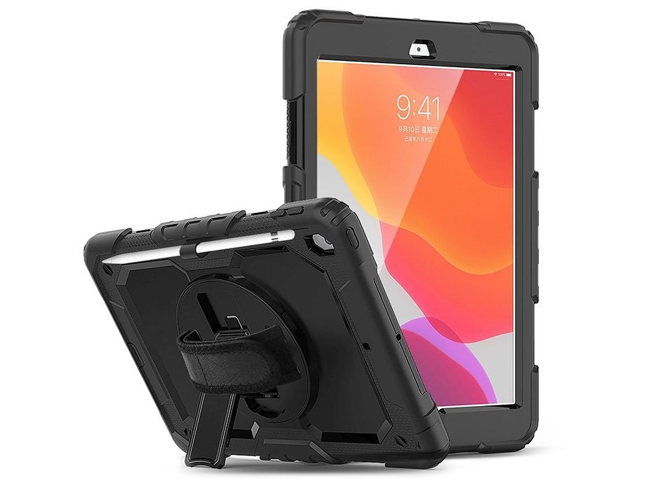 Haffner FN0161 Apple iPad 10.2 (2019/2020) fekete ütésálló védőtok