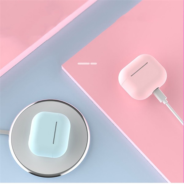 Haffner FN0266 Apple AirPods 3 fehér szilikon védőtok
