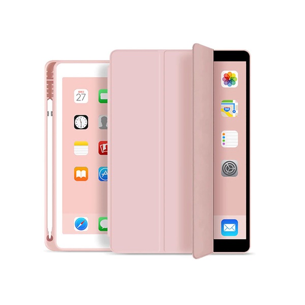 Haffner FN0336 Apple iPad Air 4/Air 5 10.9 on/off funkcióval, Pencil tartóval - pink védőtok