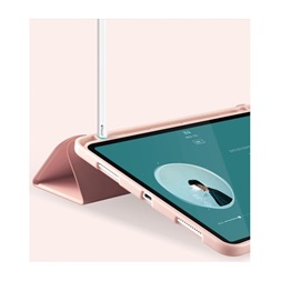 Haffner FN0336 Apple iPad Air 4/Air 5 10.9 on/off funkcióval, Pencil tartóval - pink védőtok