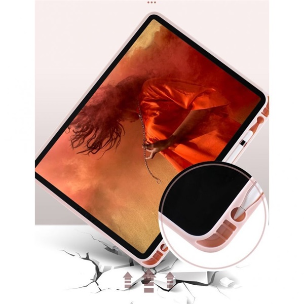 Haffner FN0336 Apple iPad Air 4/Air 5 10.9 on/off funkcióval, Pencil tartóval - pink védőtok