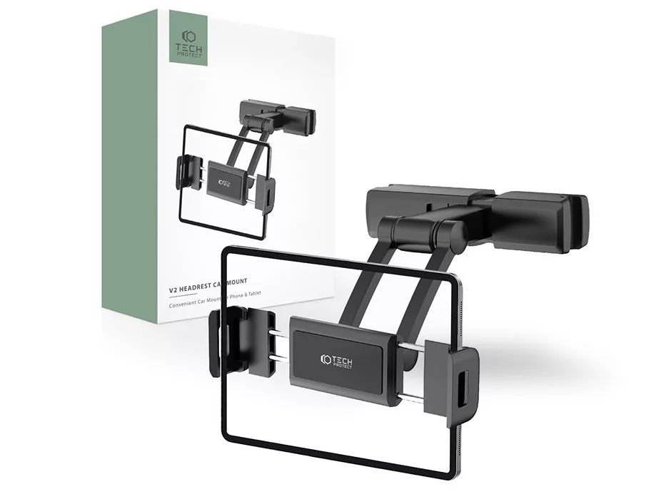 Haffner FN0503 V2 fejtámlára rögzíthető autós tablet tartó