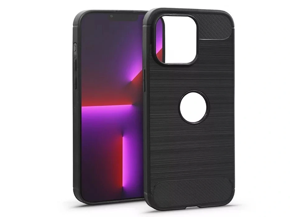 Haffner HF120275 Apple iPhone 13 Pro Carbon fekete szilikon tok