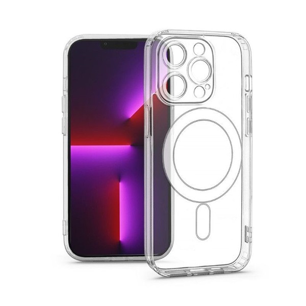 Haffner HF156793 Apple iPhone 13 Pro Clear Mag Cover kameravédős átlátszó szilikon tok