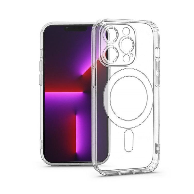 Haffner HF156793 Apple iPhone 13 Pro Clear Mag Cover kameravédős átlátszó szilikon tok
