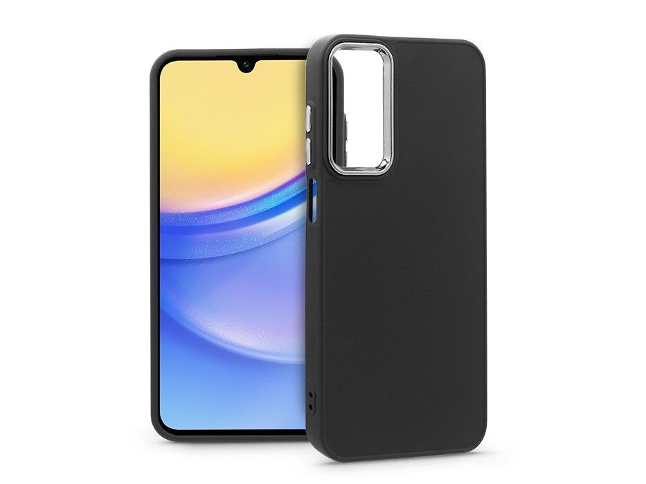 Haffner HF240225 Samsung Galaxy A15 4G/A15 5G Frame fekete szilikon hátlap
