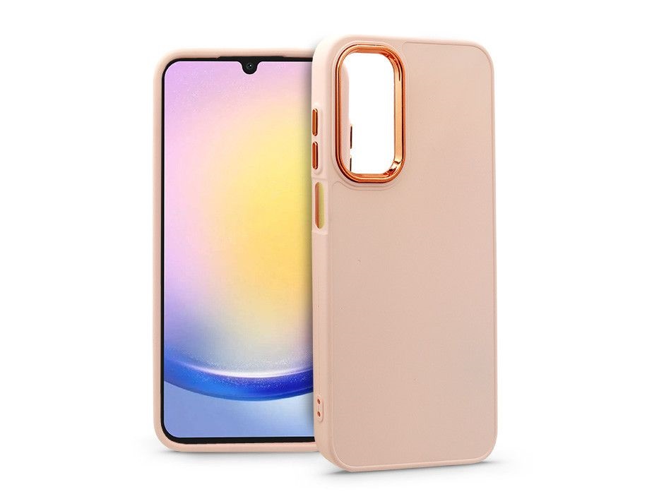 Haffner HF254925 Samsung Galaxy A25 5G Frame rózsaszín szilikon hátlap