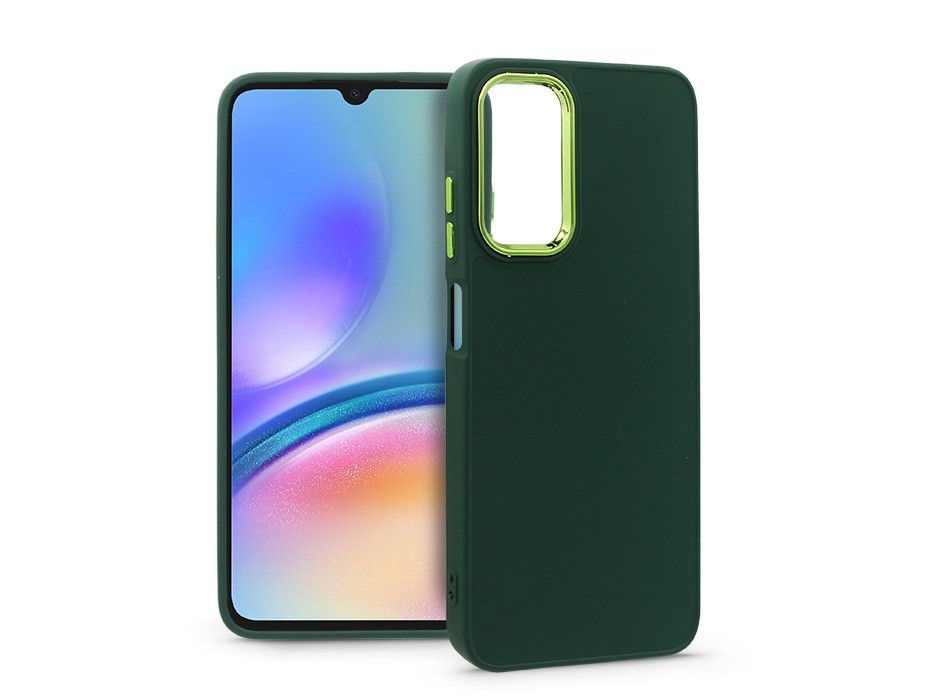 Haffner HF256080 Samsung Galaxy A05 Frame zöld szilikon hátlap