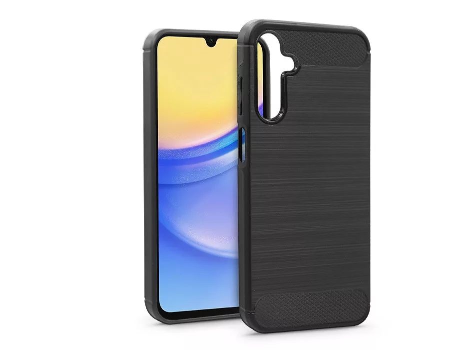 Haffner HF258688 Samsung Galaxy A15 4G/A15 5G Carbon fekete szilikon hátlap