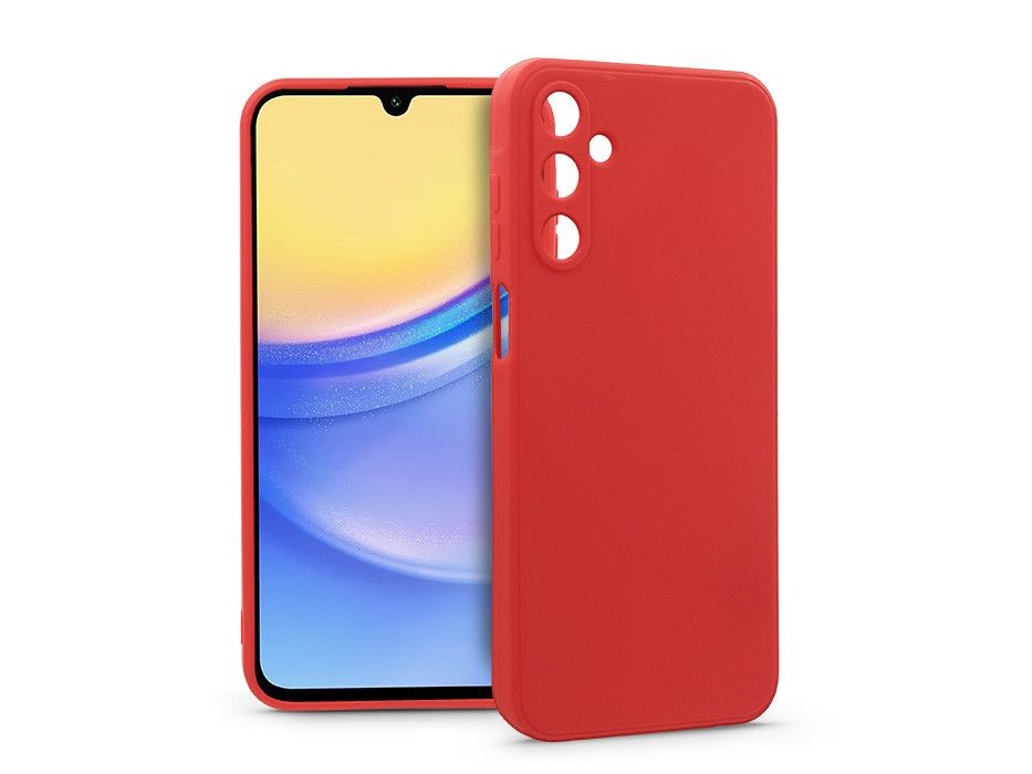 Haffner HF258909 Samsung Galaxy A15 4G/Galaxy A15 5G Soft piros szilikon hátlap