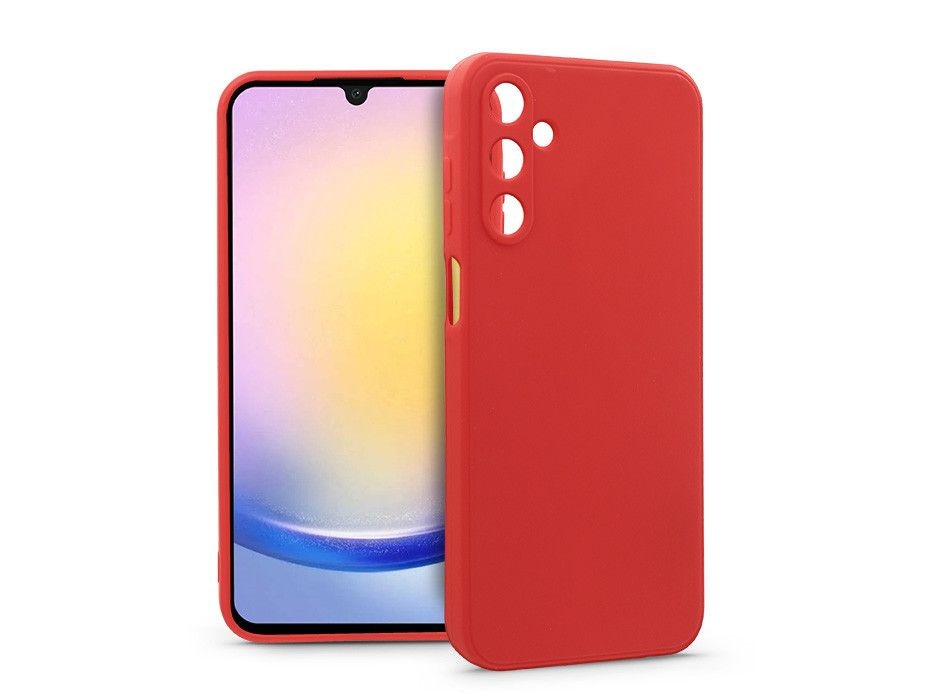 Haffner HF259302 Samsung Galaxy A25 5G Soft piros szilikon hátlap
