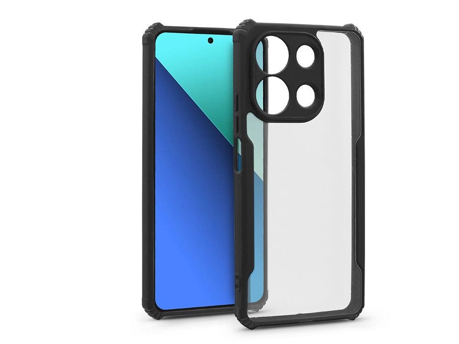 Haffner HF277917 Xiaomi Redmi Note 13 4G Anti-Drop fekete szilikon hátlap