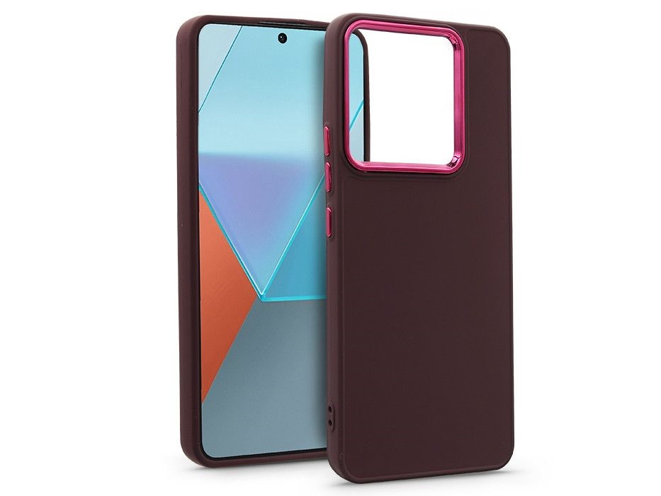 Haffner HF279928 Xiaomi Redmi Note 13 Pro 5G/Poco X6 5G Frame bíbor szilikon hátlap