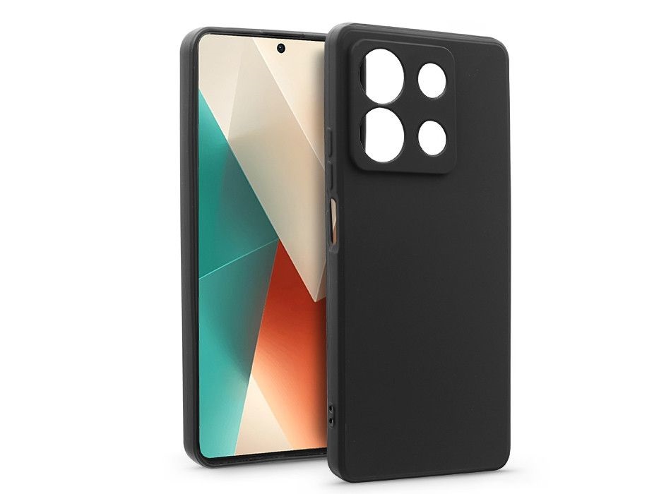 Haffner HF282232 Xiaomi Redmi Note 13 5G Soft fekete szilikon hátlap