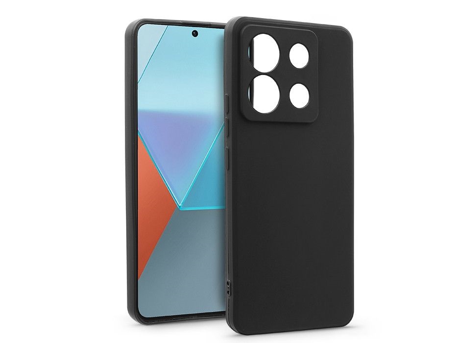 Haffner HF282294 Xiaomi Redmi Note 13 Pro 5G/Poco X6 5G Soft fekete szilikon hátlap