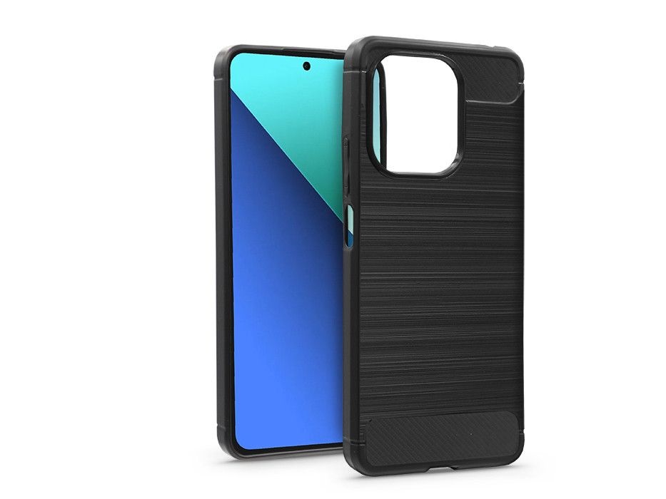 Haffner HF284007 Xiaomi Redmi Note 13 4G Carbon fekete szilikon hátlap