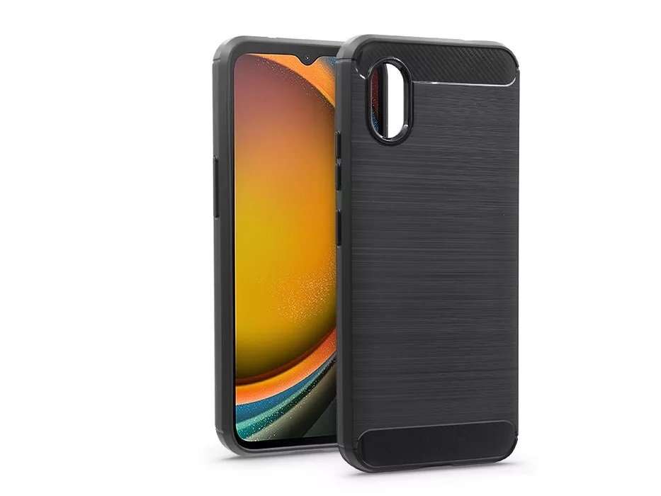 Haffner HF287657 Samsung Galaxy Xcover 7 Carbon fekete szilikon hátlap