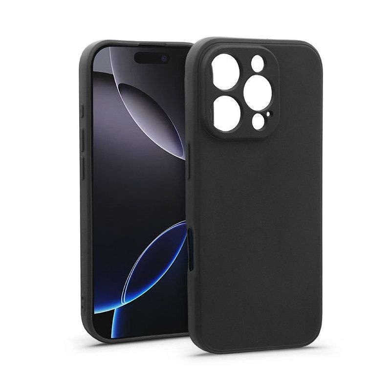Haffner HF305252 Apple iPhone 16 Pro Soft fekete szilikon tok