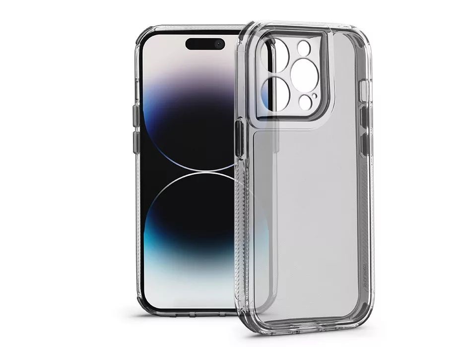 Haffner HF321412 Apple iPhone 14 Pro Matrix Clear kameravédős átlátszó szilikon tok