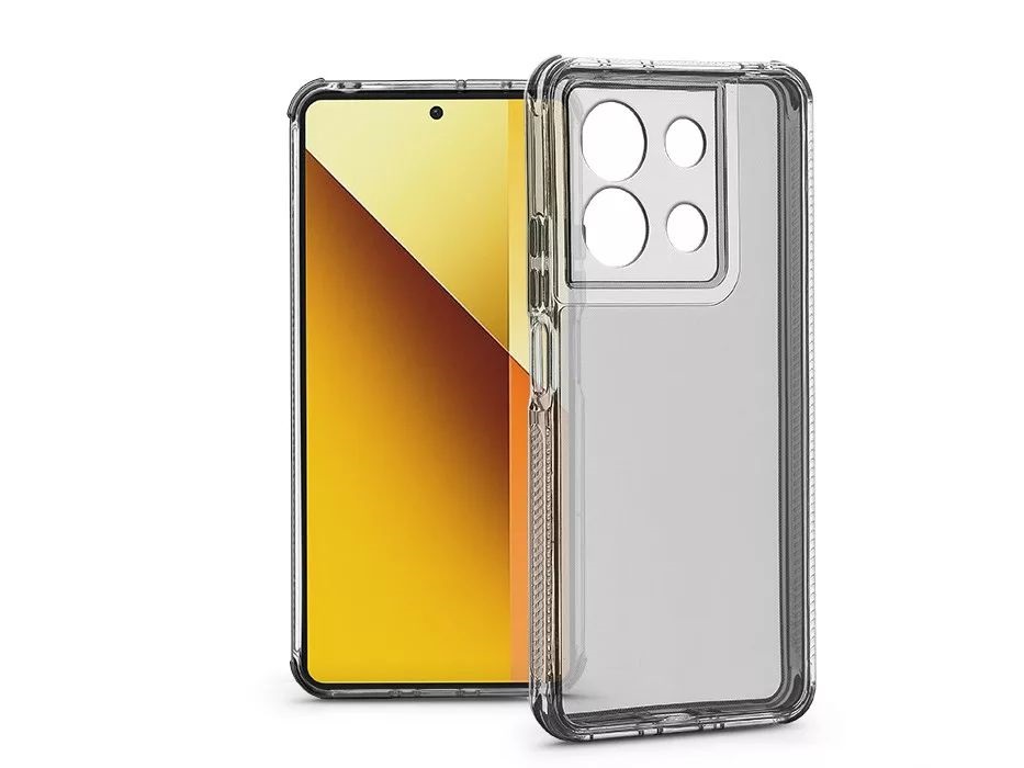 Haffner HF322730 Xiaomi Redmi Note 13 5G Matrix Clear kameravédős átlátszó szilikon tok