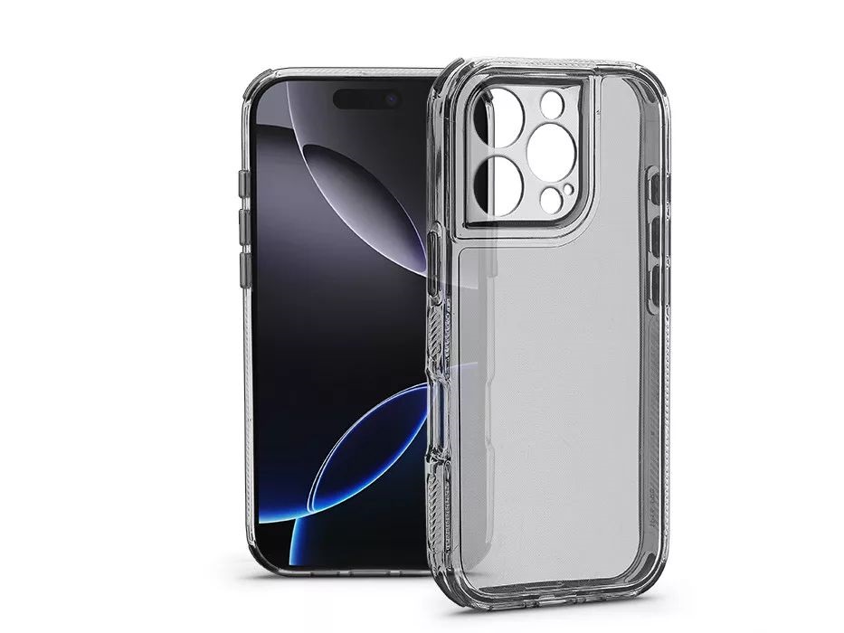 Haffner HF323867 Apple iPhone 16 Pro Matrix Clear kameravédős átlátszó szilikon tok