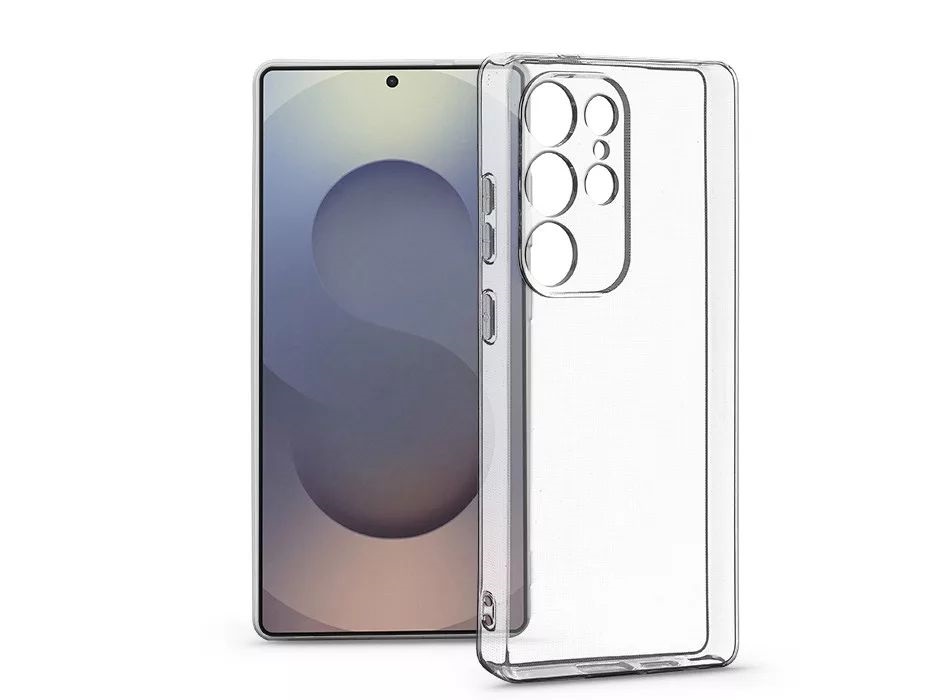Haffner HF338830 Samsung SM-S938 Galaxy S25 Ultra Clear Case kameravédős átlátszó szilikon tok