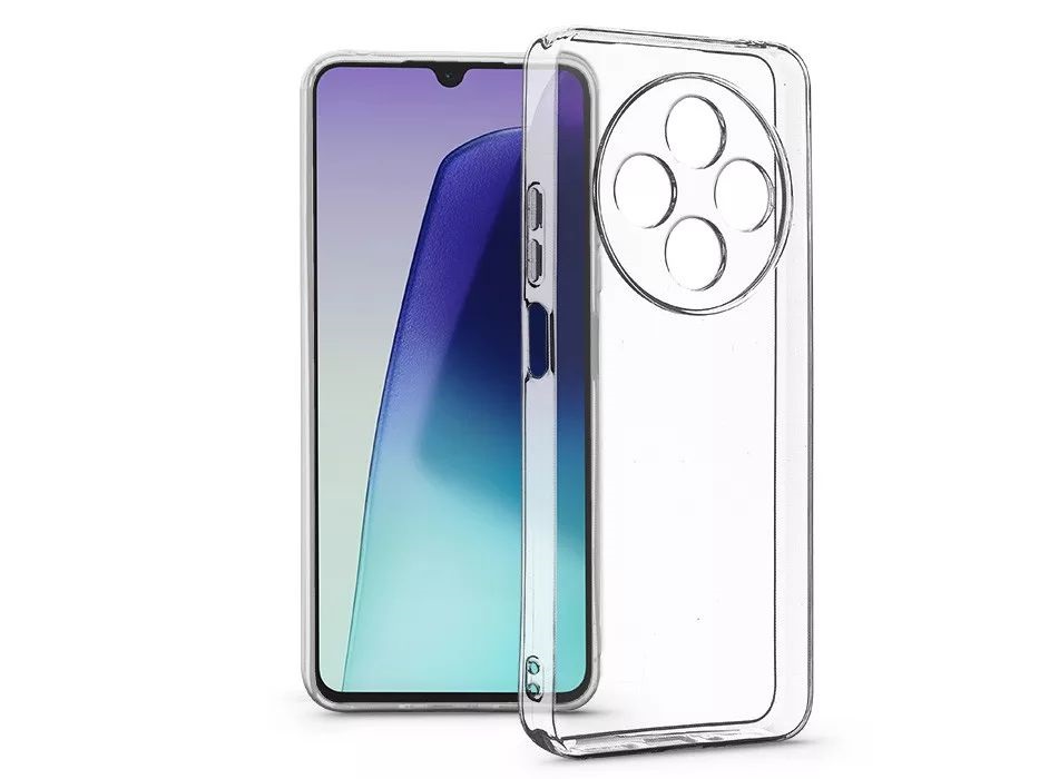 Haffner HF339233 Xiaomi Redmi 14C Clear Case kameravédős átlátszó szilikon tok