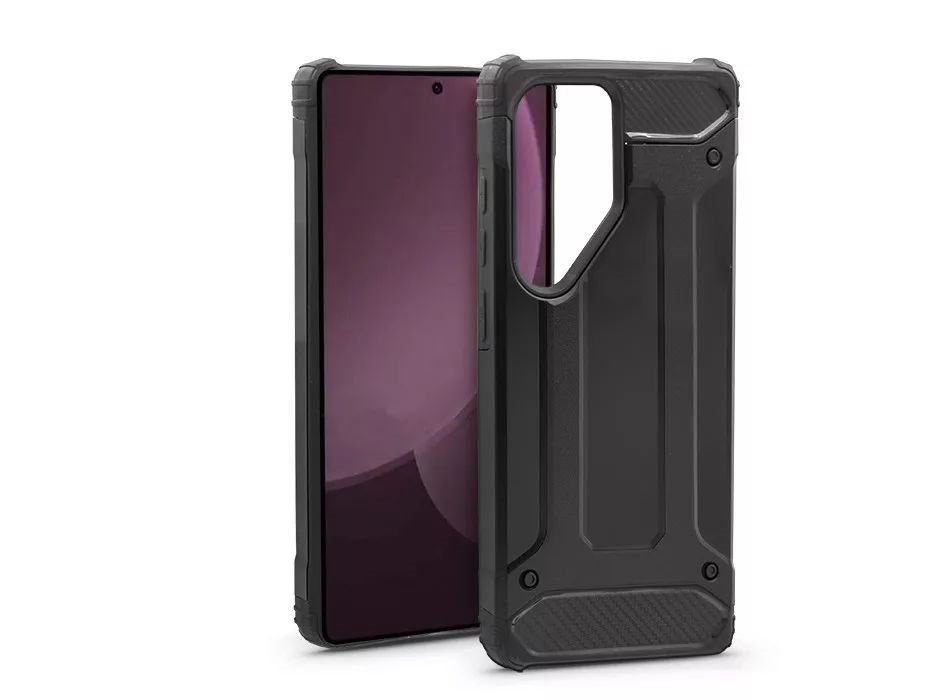Haffner HF339981 Samsung SM-S938 Galaxy S25 Ultra Armor fekete ütésálló tok