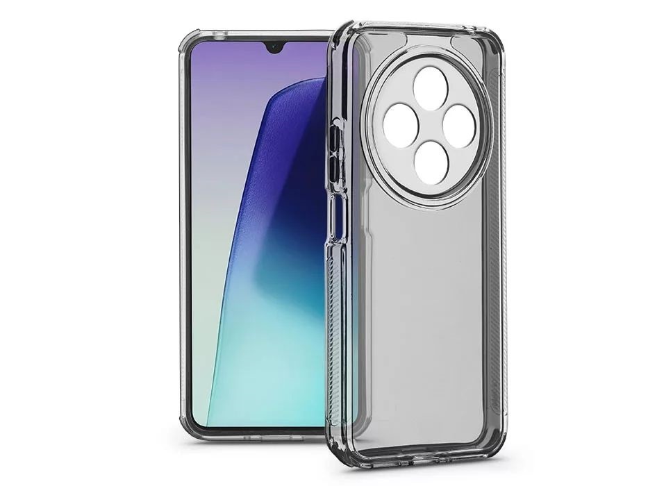 Haffner HF346453 Xiaomi Redmi 14C Matrix Clear kameravédős átlátszó szilikon tok