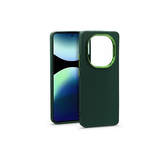 Haffner HF372346 Xiaomi Redmi Note 14 Pro 5G/Note 14 Pro+ 5G Frame zöld szilikon tok