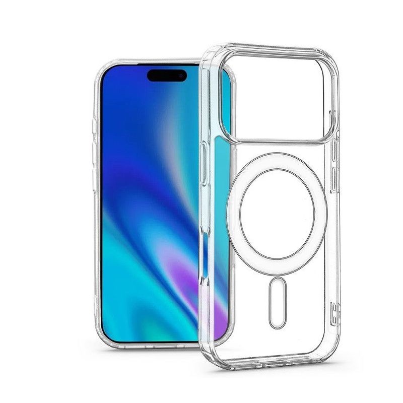 Haffner HF407505 Apple iPhone 17 Pro Clear Mag Cover átlátszó szilikon tok
