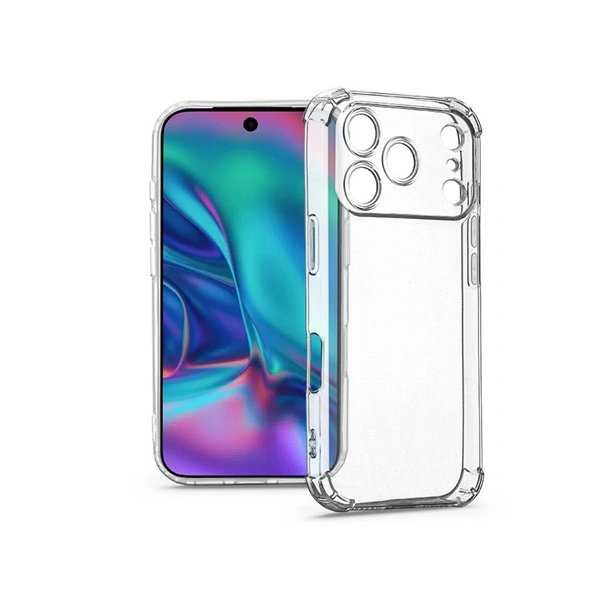 Haffner HF565200 Apple iPhone 17 Pro Max Anti Shock kamervédős átlátszó szilikon tok