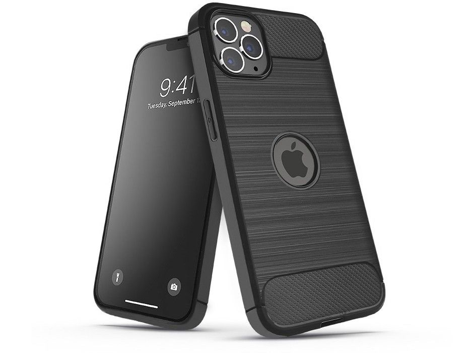 Haffner PT-5836 iPhone 12 Mini fekete szilikon hátlap