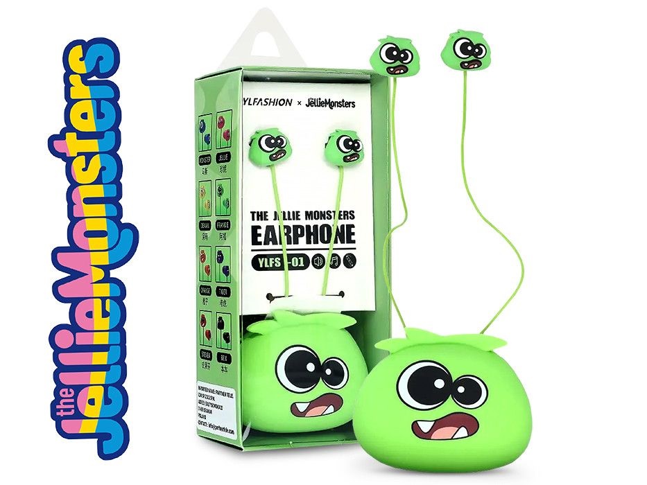 Haffner PT-6633 Jellie Monsters zöld fülhallgató
