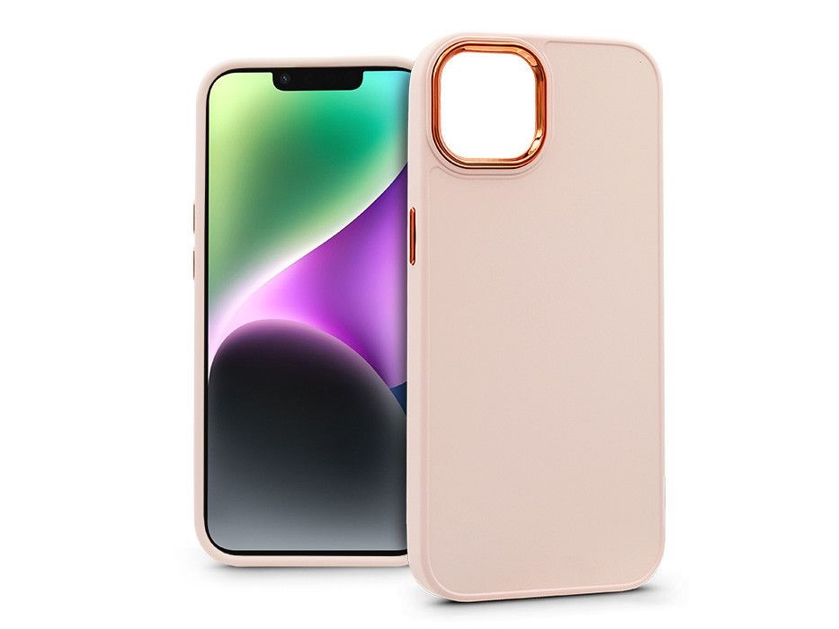 Haffner PT-6642 iPhone 14 pink szilikon hátlap