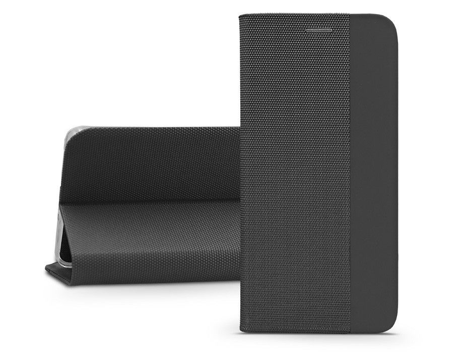 Haffner PT-6651 Xiaomi Redmi Note 12 5G/Poco X5 5G fekete műbőr oldalra nyíló tok