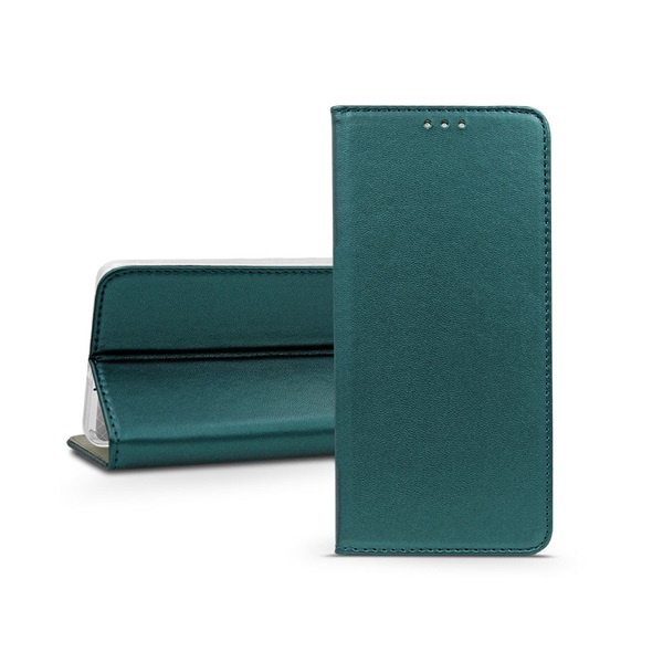 Haffner PT-6675 Xiaomi Redmi Note 12 Pro 5G/Poco X5 Pro 5G zöld bőr oldalra nyíló tok