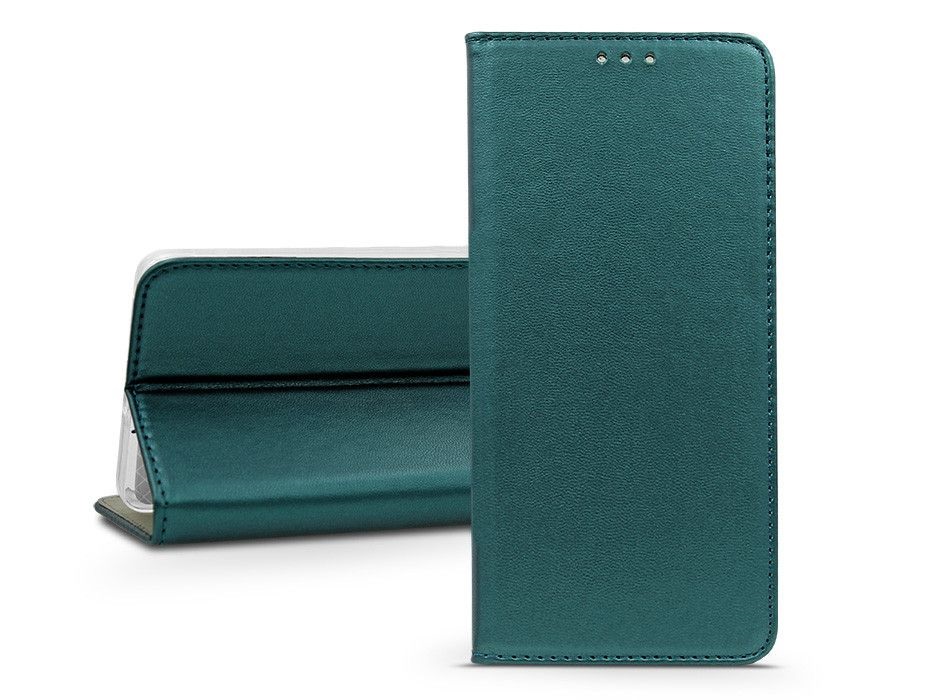 Haffner PT-6675 Xiaomi Redmi Note 12 Pro 5G/Poco X5 Pro 5G zöld bőr oldalra nyíló tok